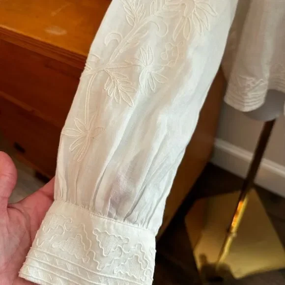 NWT Veronica Beard Amandine Blouse - Size 8 - Picture 11 of 13